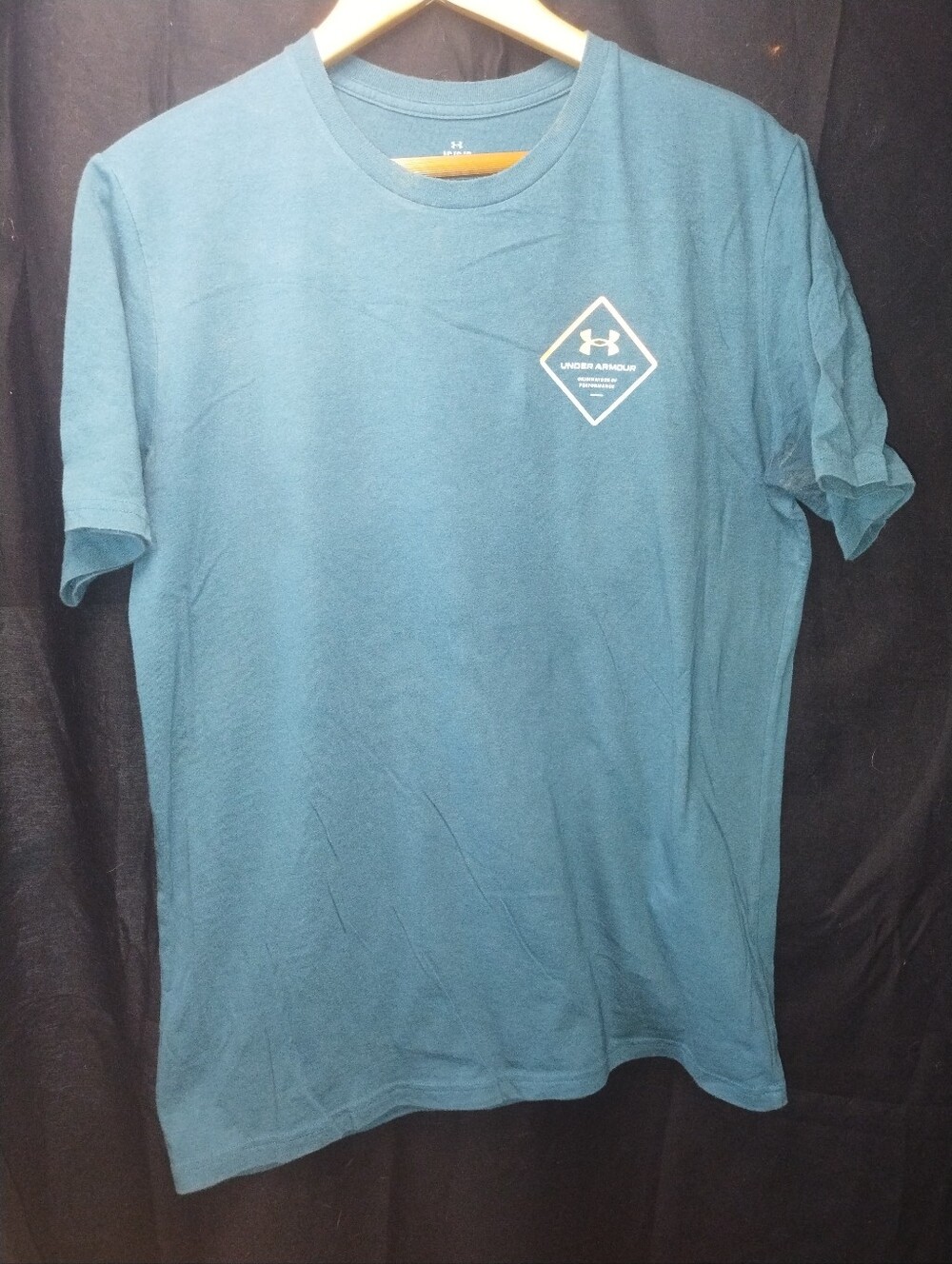 Men's Under Armour Teal Graphic T-Shirt Size Large